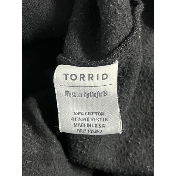 Torrid Women's Black & Grey Varsity Bomber Jacket SIZE 3 - Picture 5 of 7